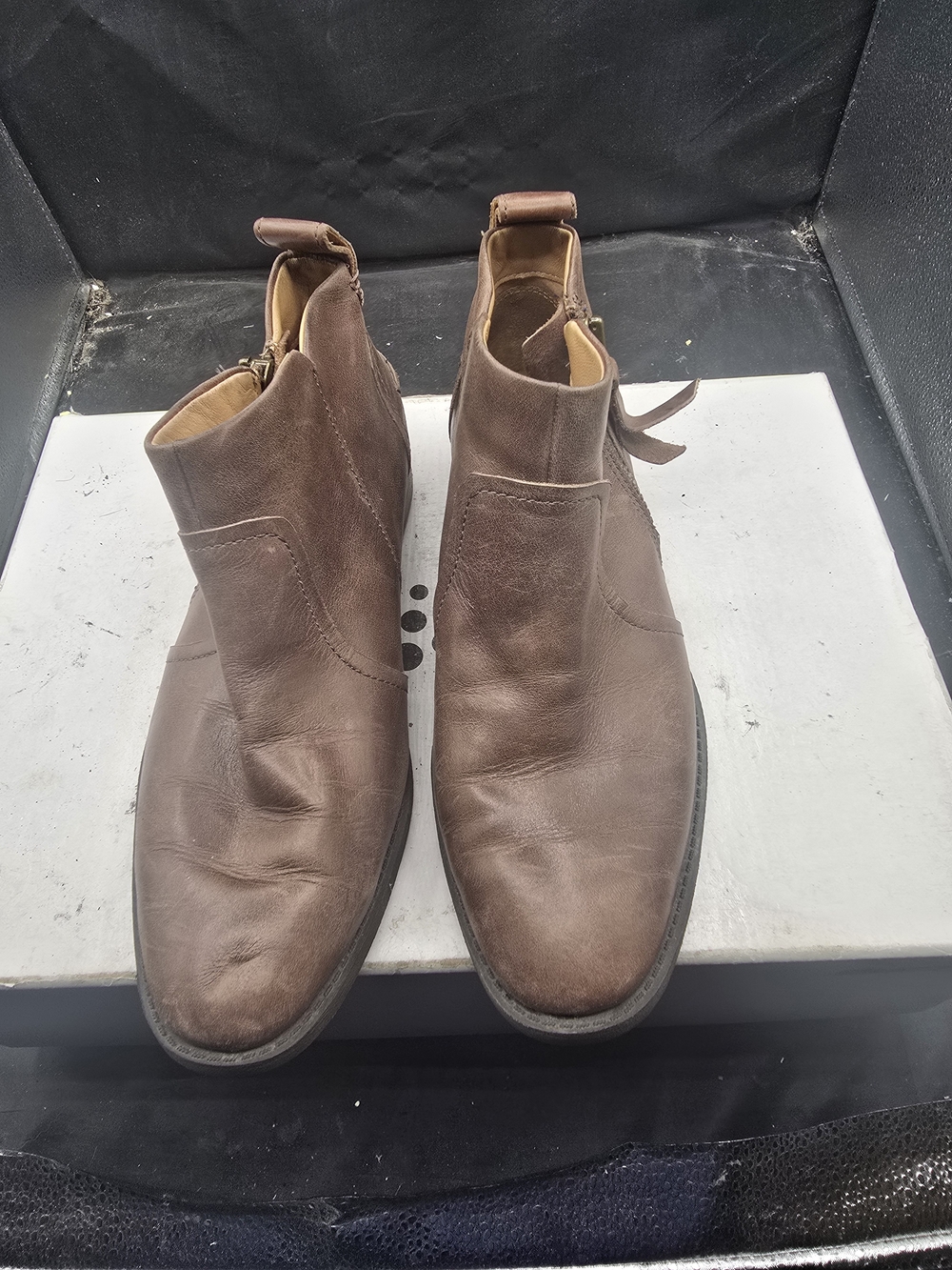 UGG Men's Brown Chukka Boots - Leather Slip-On Style